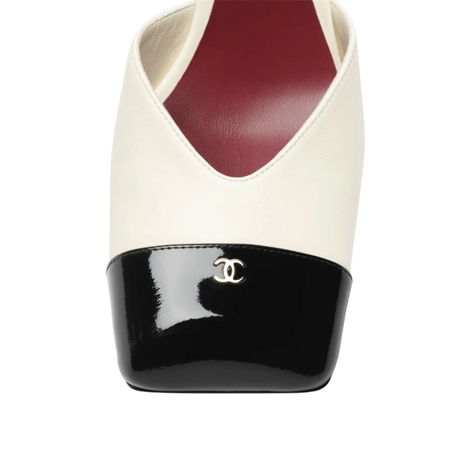 Chanel Slingback Pumps Ivory & Black