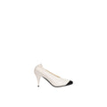 Chanel Two Tone Ivory & Black Pumps
