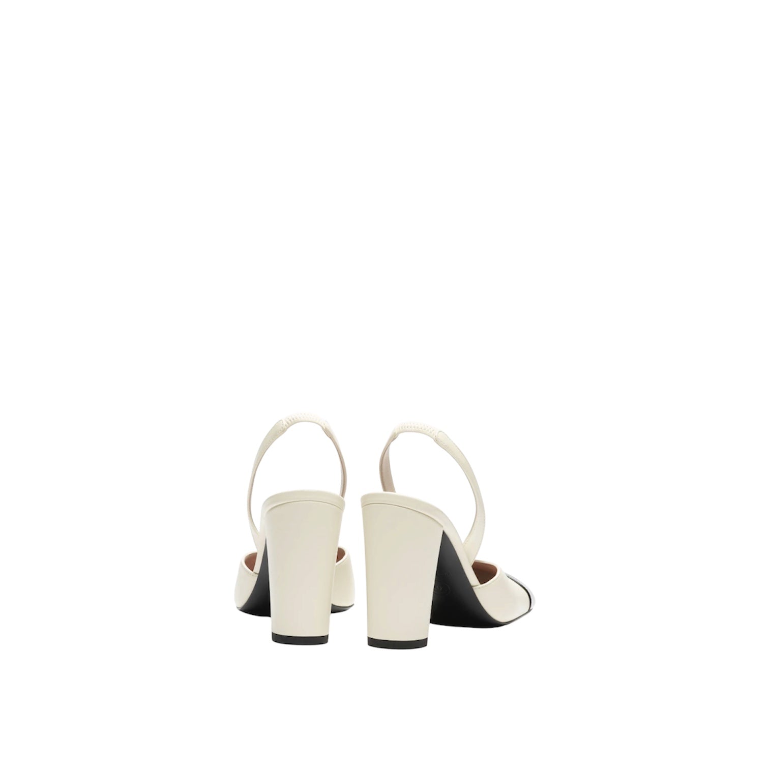 Chanel Slingback Pumps Ivory & Black
