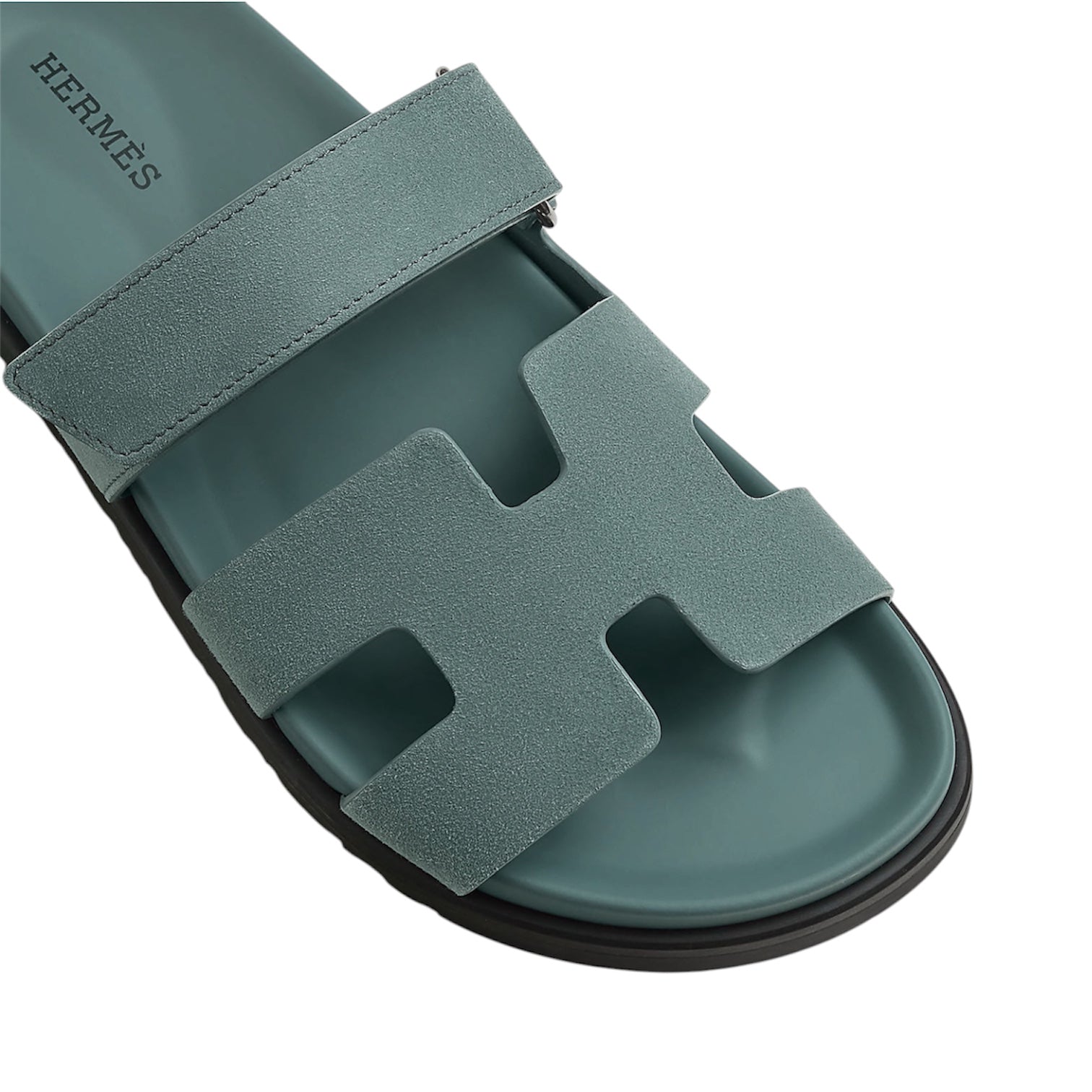 Hermès Chypre Bleu Tonnerre sandals