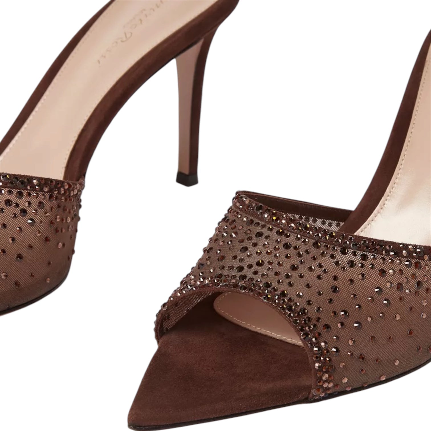 Gianvito Rossi Rania 85 Organza Crystals