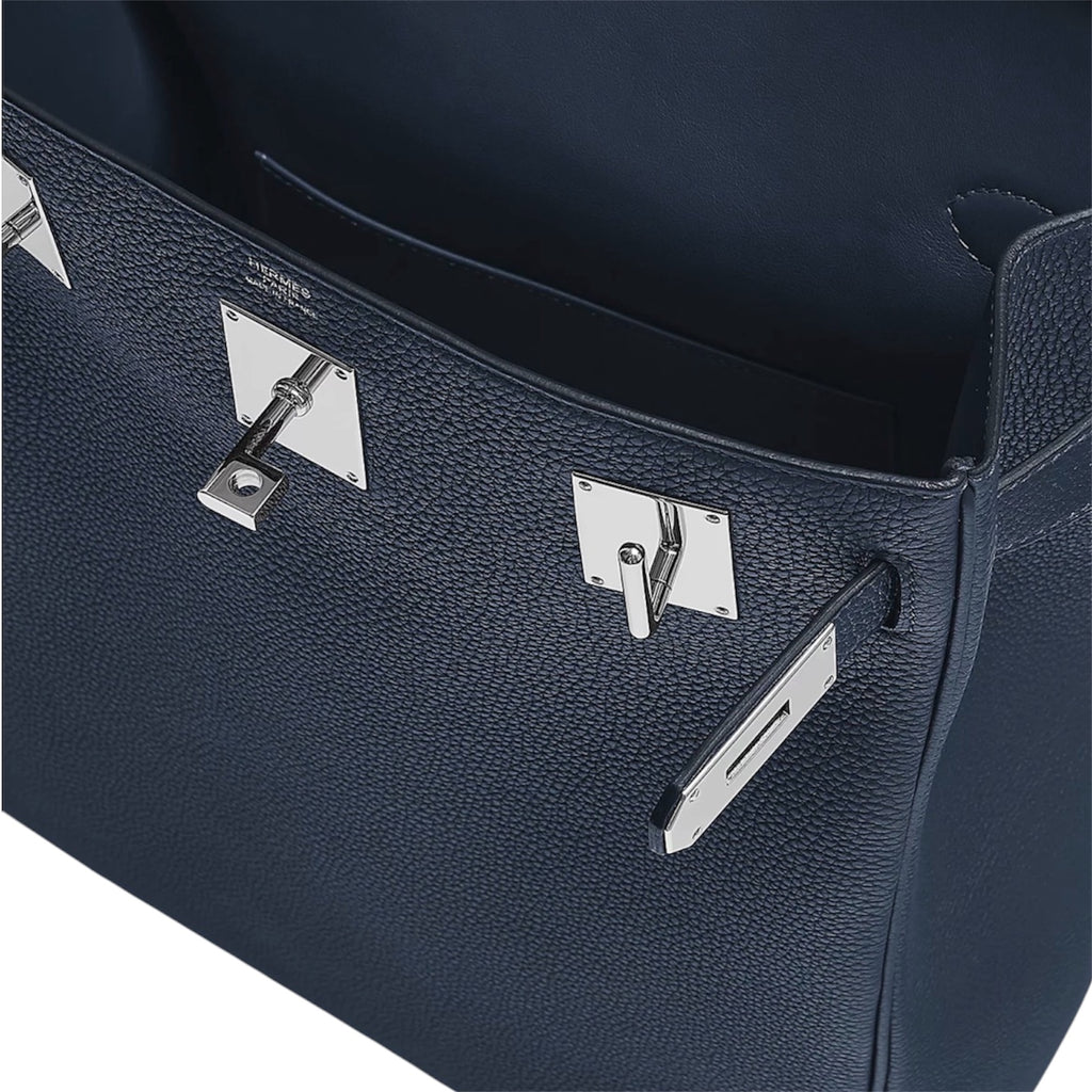 Hermès Hac A Dos Bleu Abbyse
