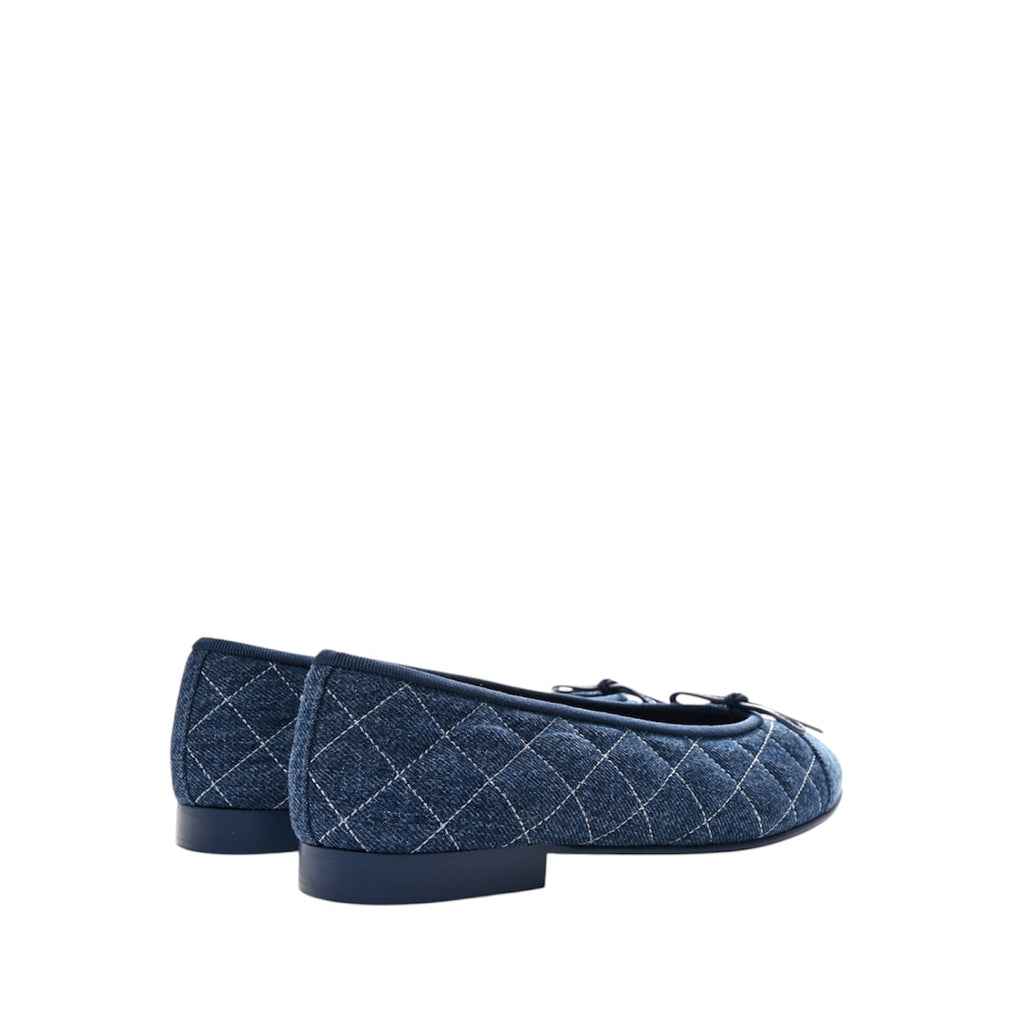 Chanel Ballet Flats Washed Denim