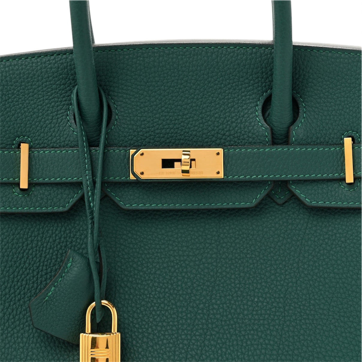 Hermès Birkin Malachite 30 Togo Leather