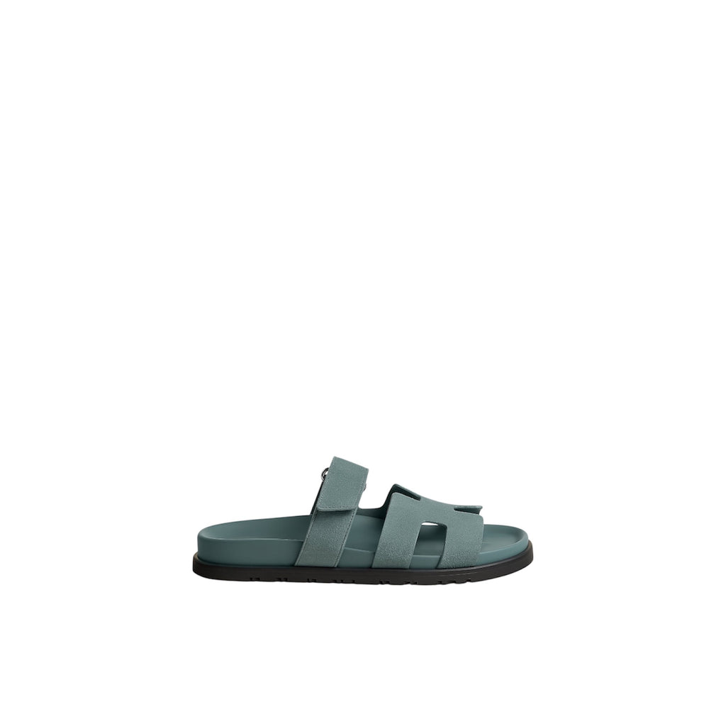 Hermès Chypre Bleu Tonnerre sandals