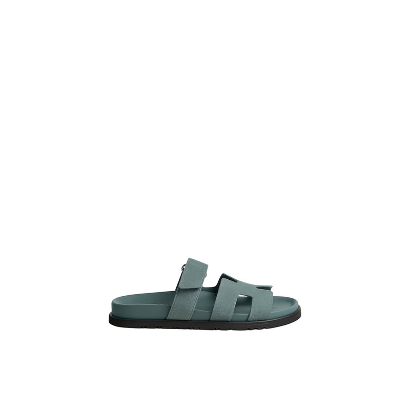 Hermès Chypre Bleu Tonnerre sandals
