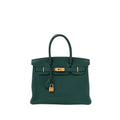 Hermès Birkin Malachite 30 Togo Leather