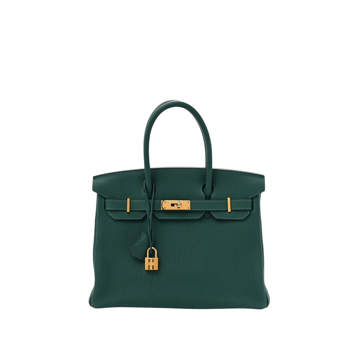 Hermès Birkin Malachite 30 Togo Leather