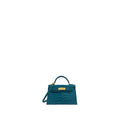 Hermes Mini Kelly Vert Bosphore Aligator