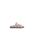 Hermes Chypre Sandals Suede Rose Porcelaine