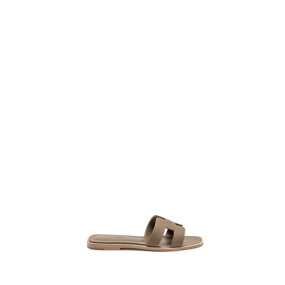 Cassiela Hermès Oran Sandal Calfskin Etoupe