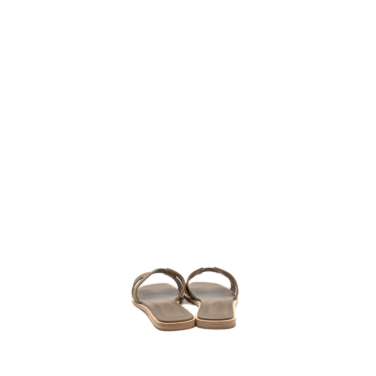 Cassiela Hermès Oran Sandal Calfskin Etoupe