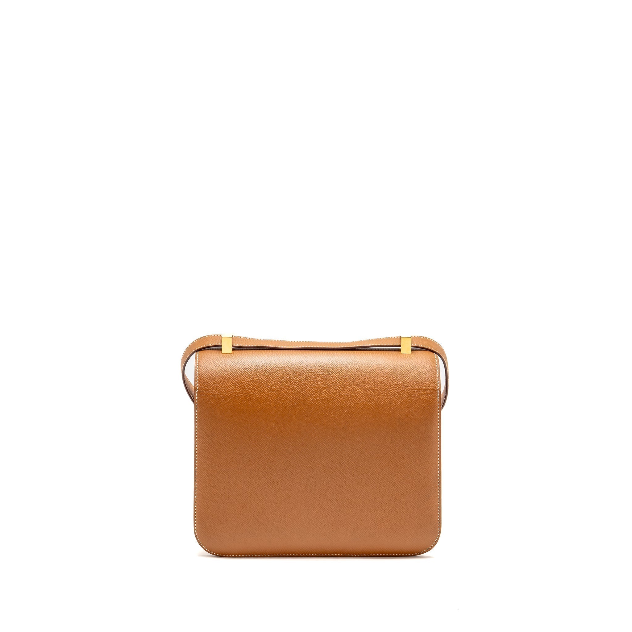 Lorenzia Constance 24 Epsom Leather Shoulder Bag Gold Gold-Tone Hardware