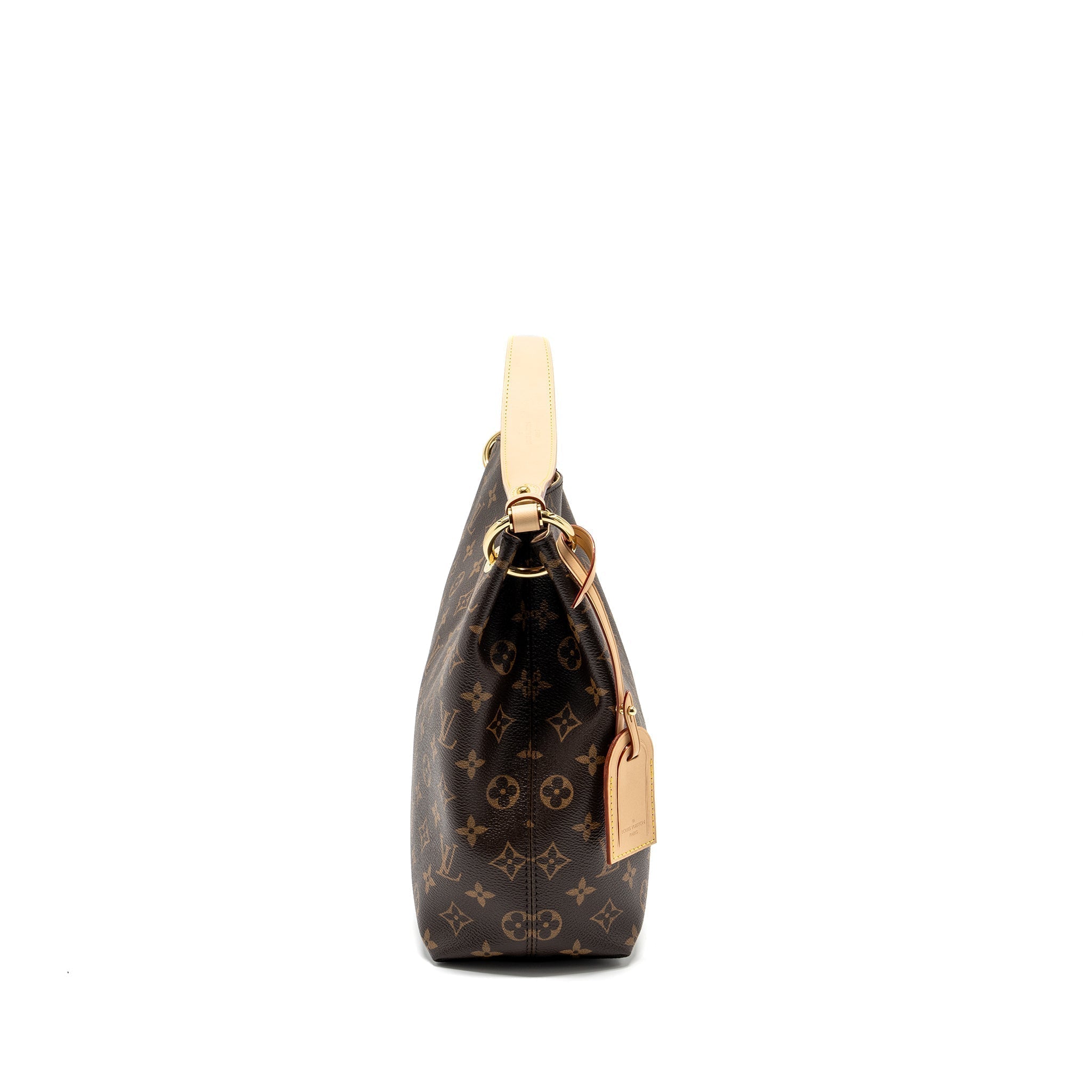 Graceful PM Monogram Canvas Handbag Gold-Tone Hardware
