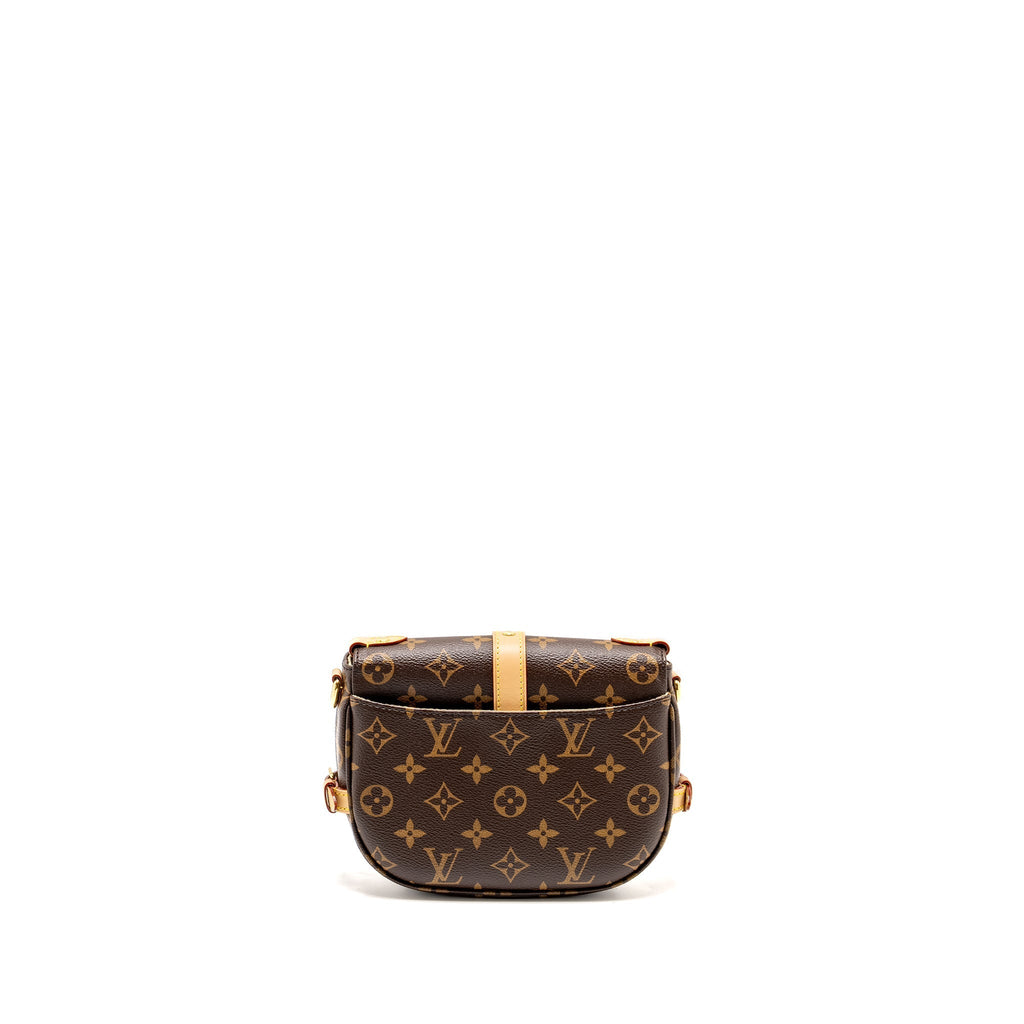 Saumur BB Monogram Canvas Handbag Gold-Tone Hardware