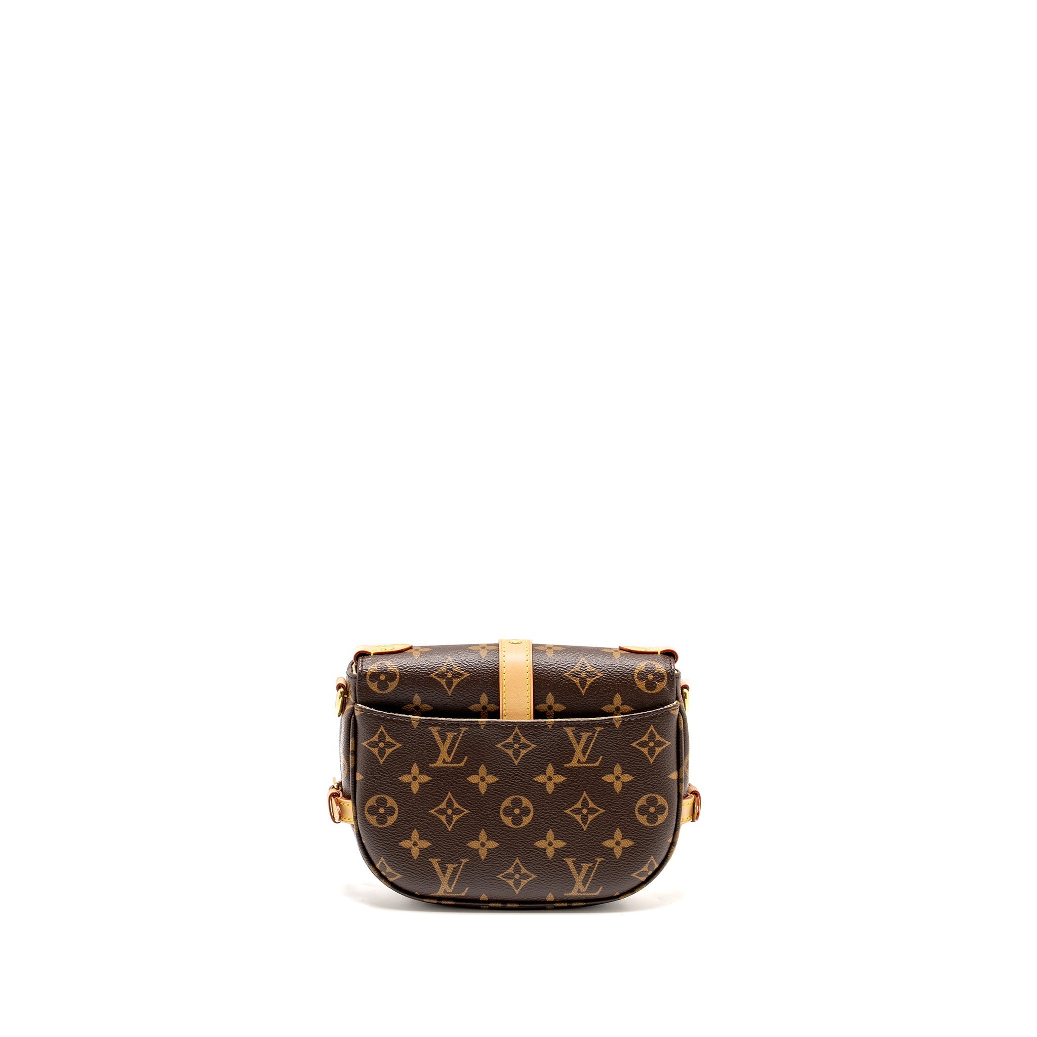 Saumur BB Monogram Canvas Handbag Gold-Tone Hardware