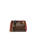 Surene BB Monogram Canvas Handbag Red Gold-Tone Hardware