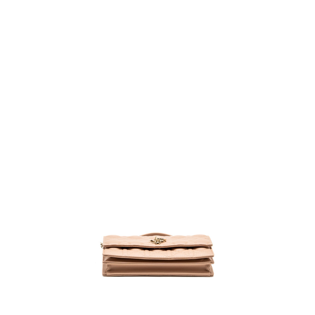 My Dior Mini Bag Lambskin Beige Light Gold-Tone Hardware