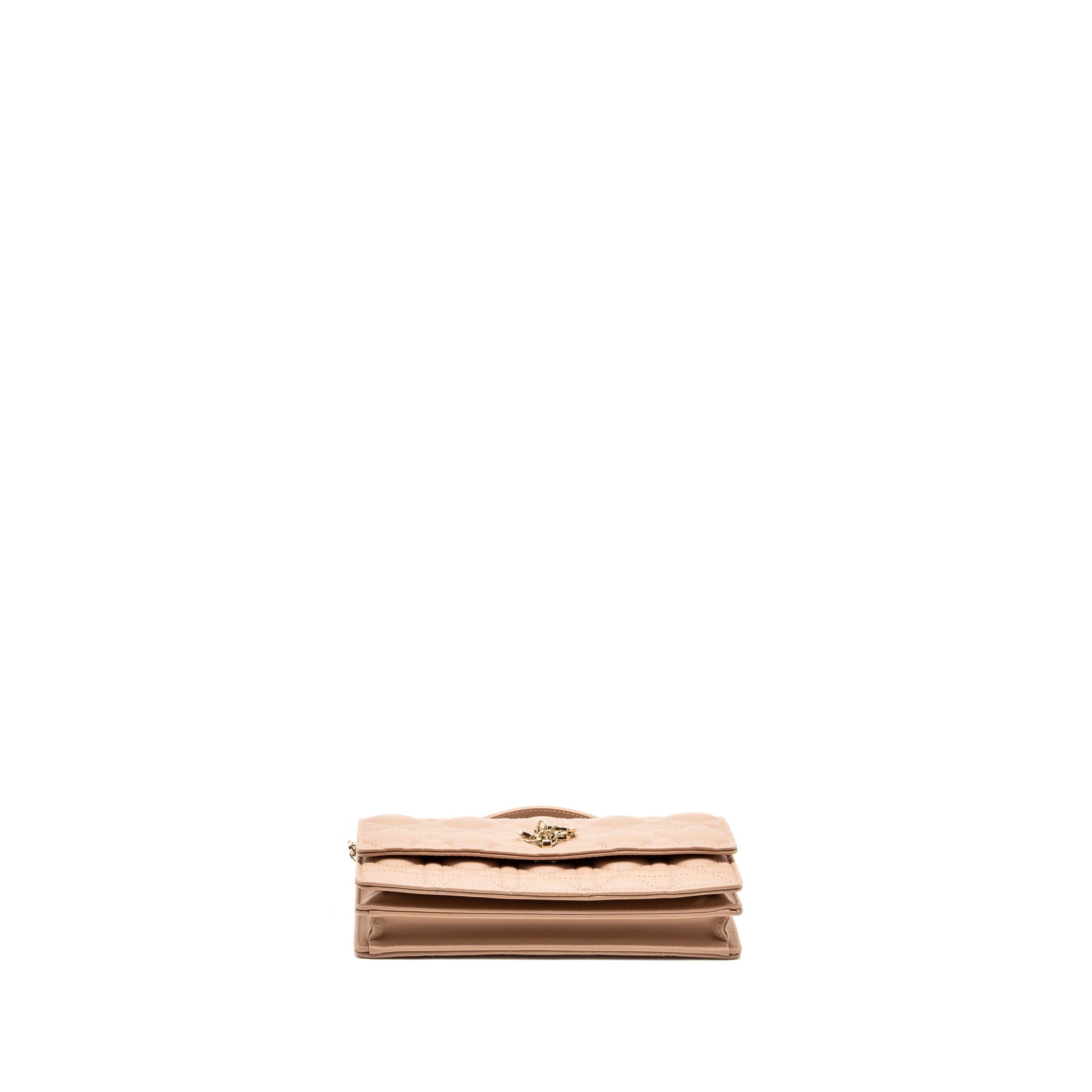 My Dior Mini Bag Lambskin Beige Light Gold-Tone Hardware