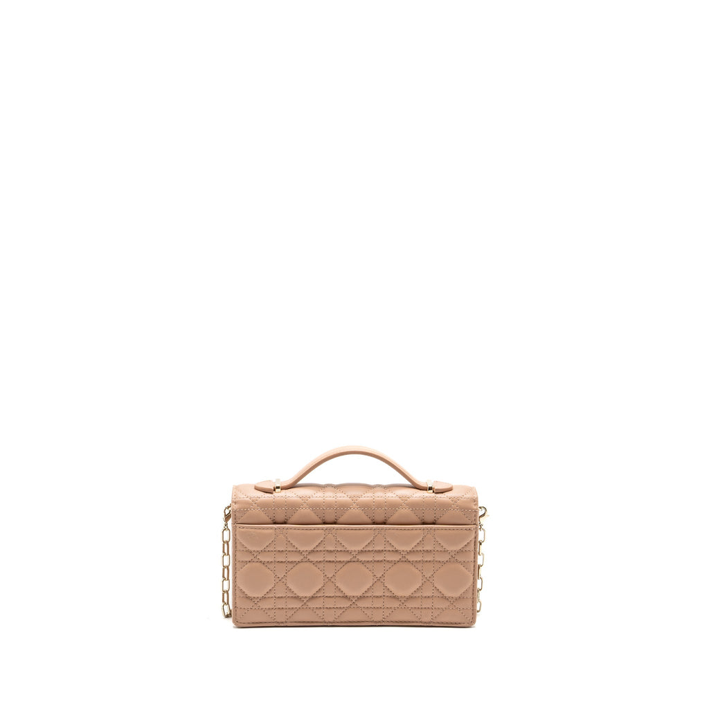 My Dior Mini Bag Lambskin Beige Light Gold-Tone Hardware