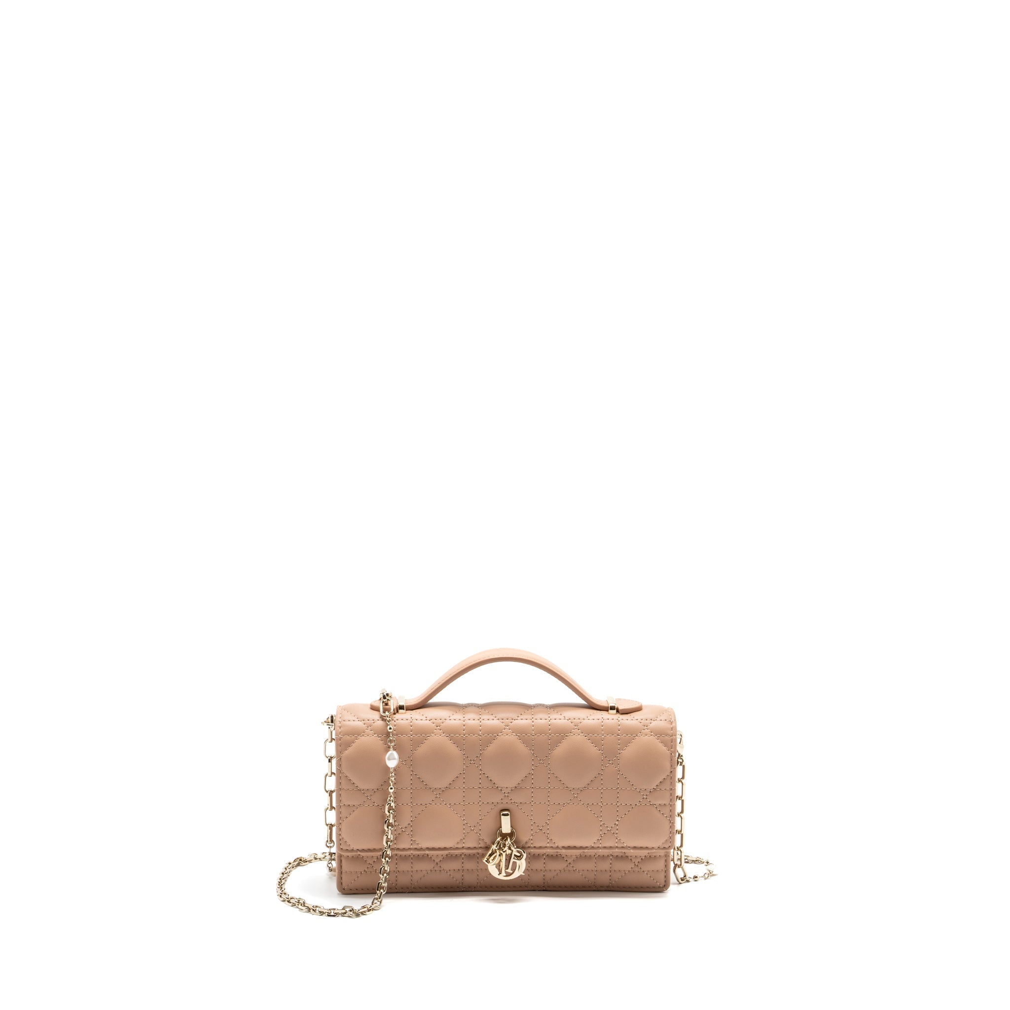 My Dior Mini Bag Lambskin Beige Light Gold-Tone Hardware
