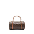 Vintage Papillon Handbag Monogram Canvas Gold Tone Hardware