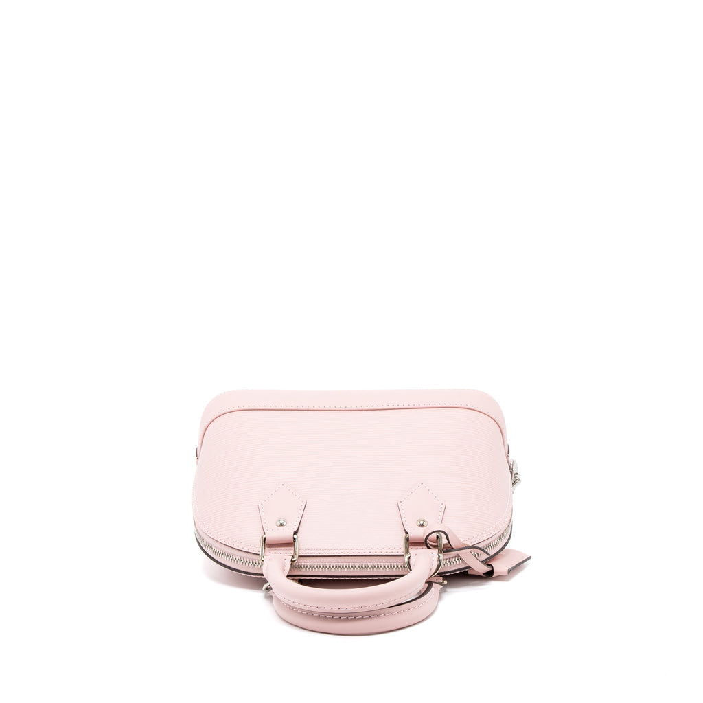 Alma BB Epi Leather Handbag Silver-Tone Hardware