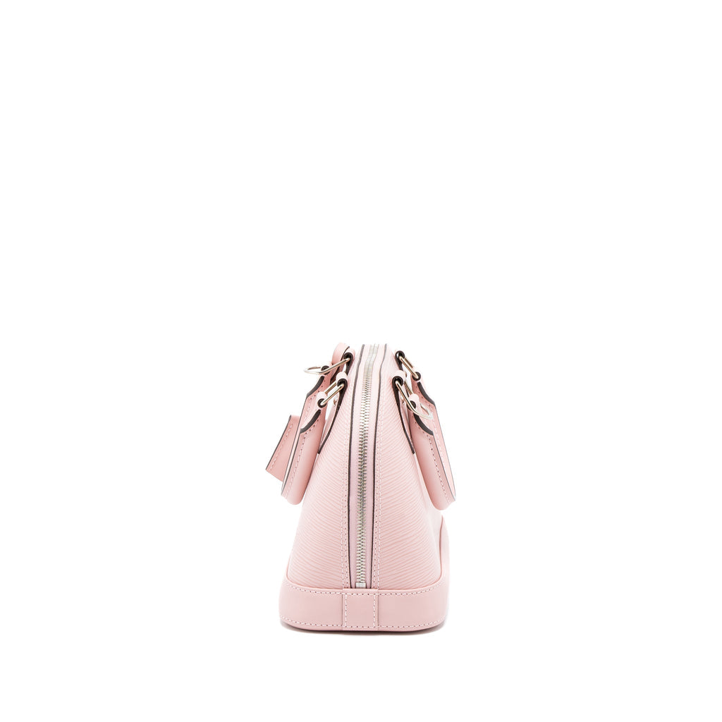 Alma BB Epi Leather Handbag Silver-Tone Hardware