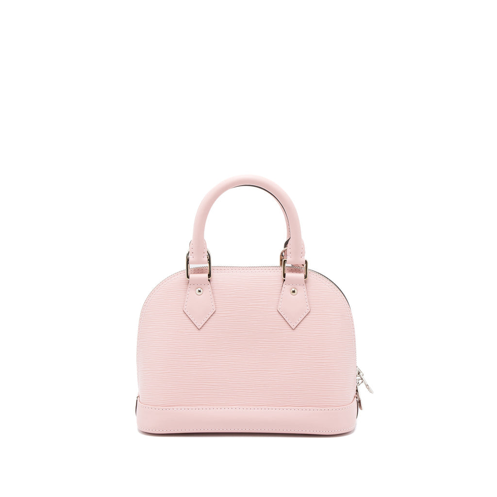 Alma BB Epi Leather Handbag Silver-Tone Hardware