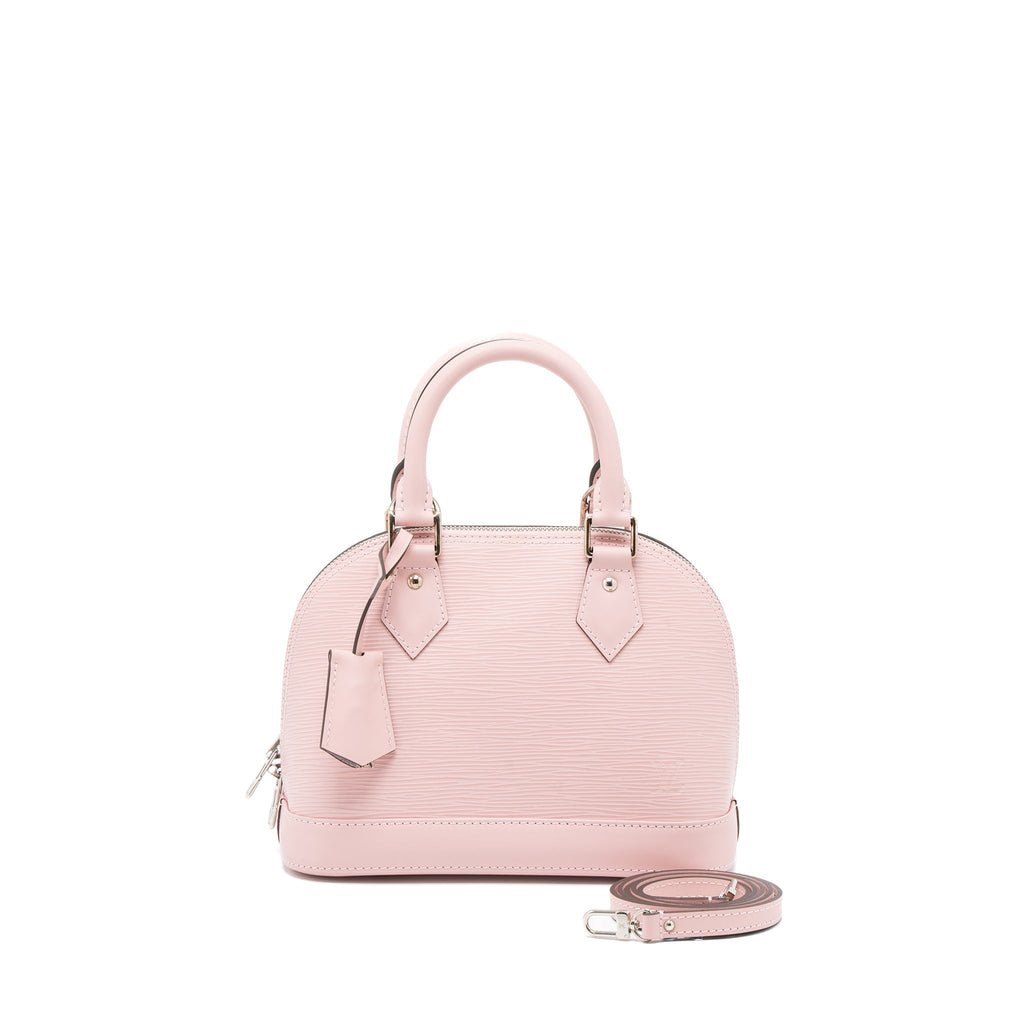 Alma BB Epi Leather Handbag Silver-Tone Hardware