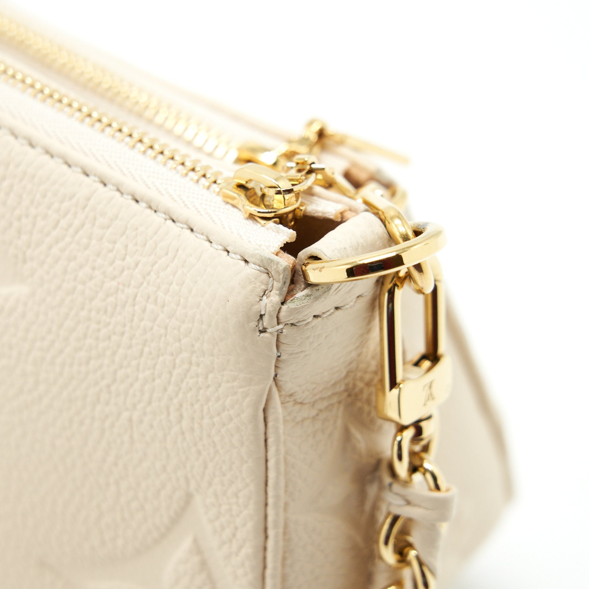 Multi Pochette Monogram Canvas Shoulder Bag Gold-Tone Hardware