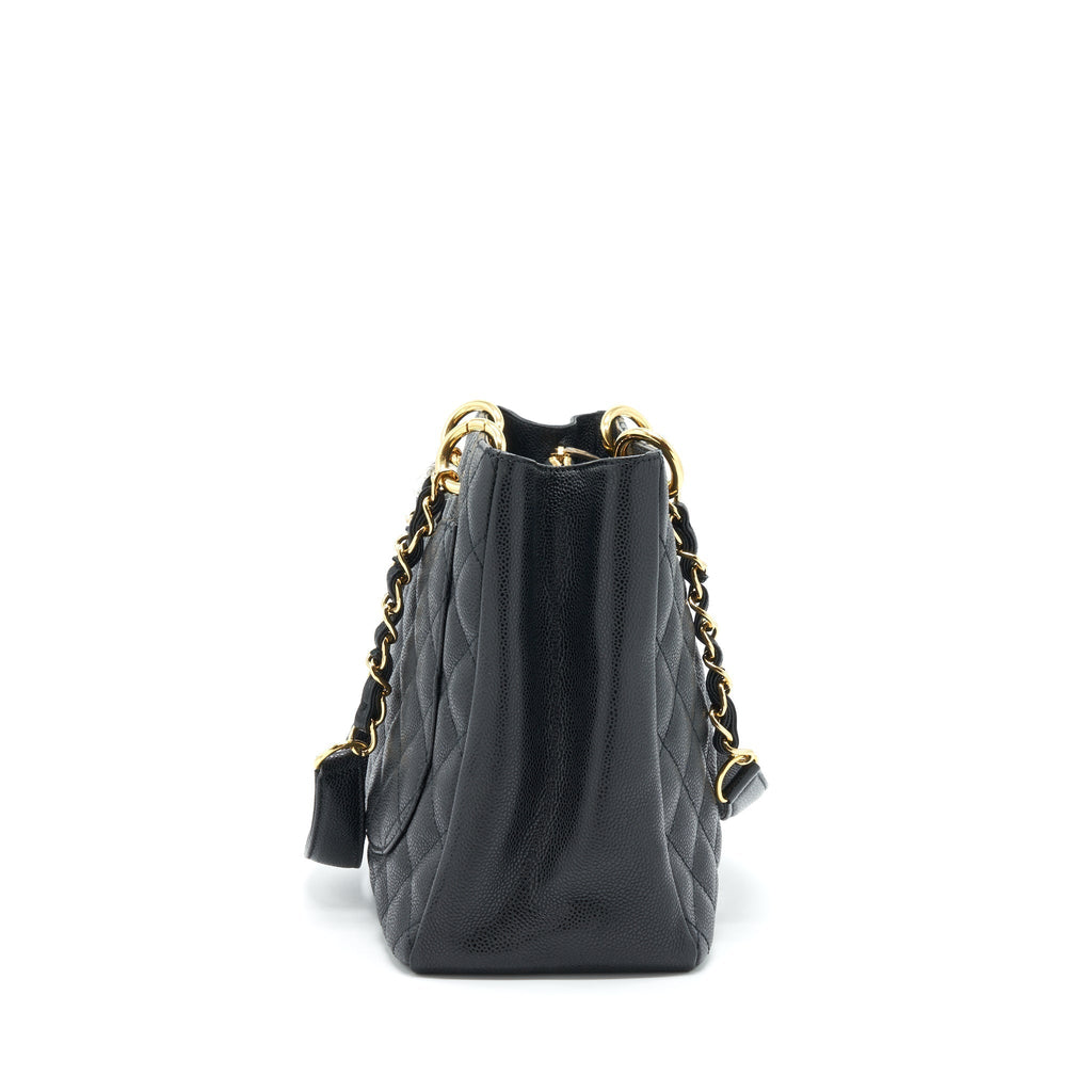 Cassiela Chanel Grand Shopping Tote Bag Caviar Black GHW