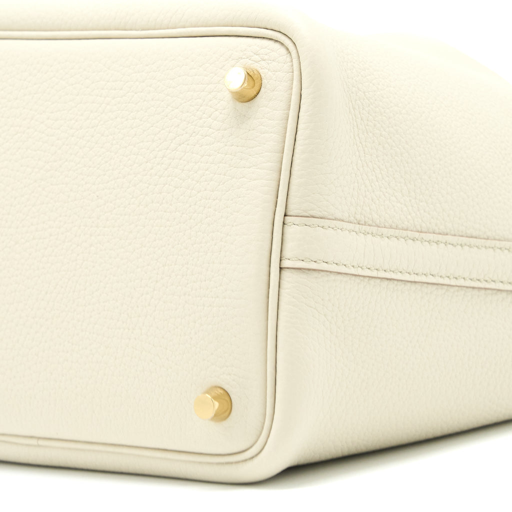 Lorenzia Picotin 18 Lock Bag Clemence Leather Benton Gold-Tone Hardware