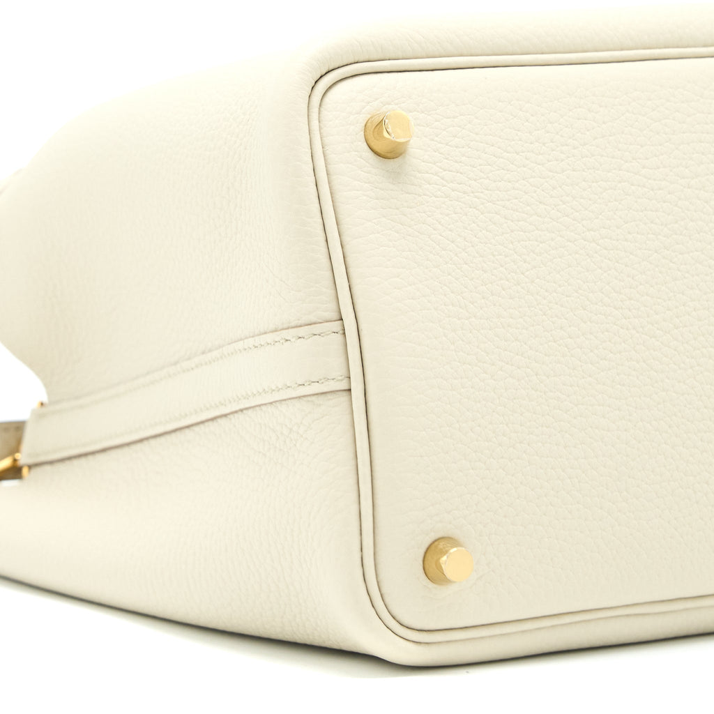 Lorenzia Picotin 18 Lock Bag Clemence Leather Benton Gold-Tone Hardware
