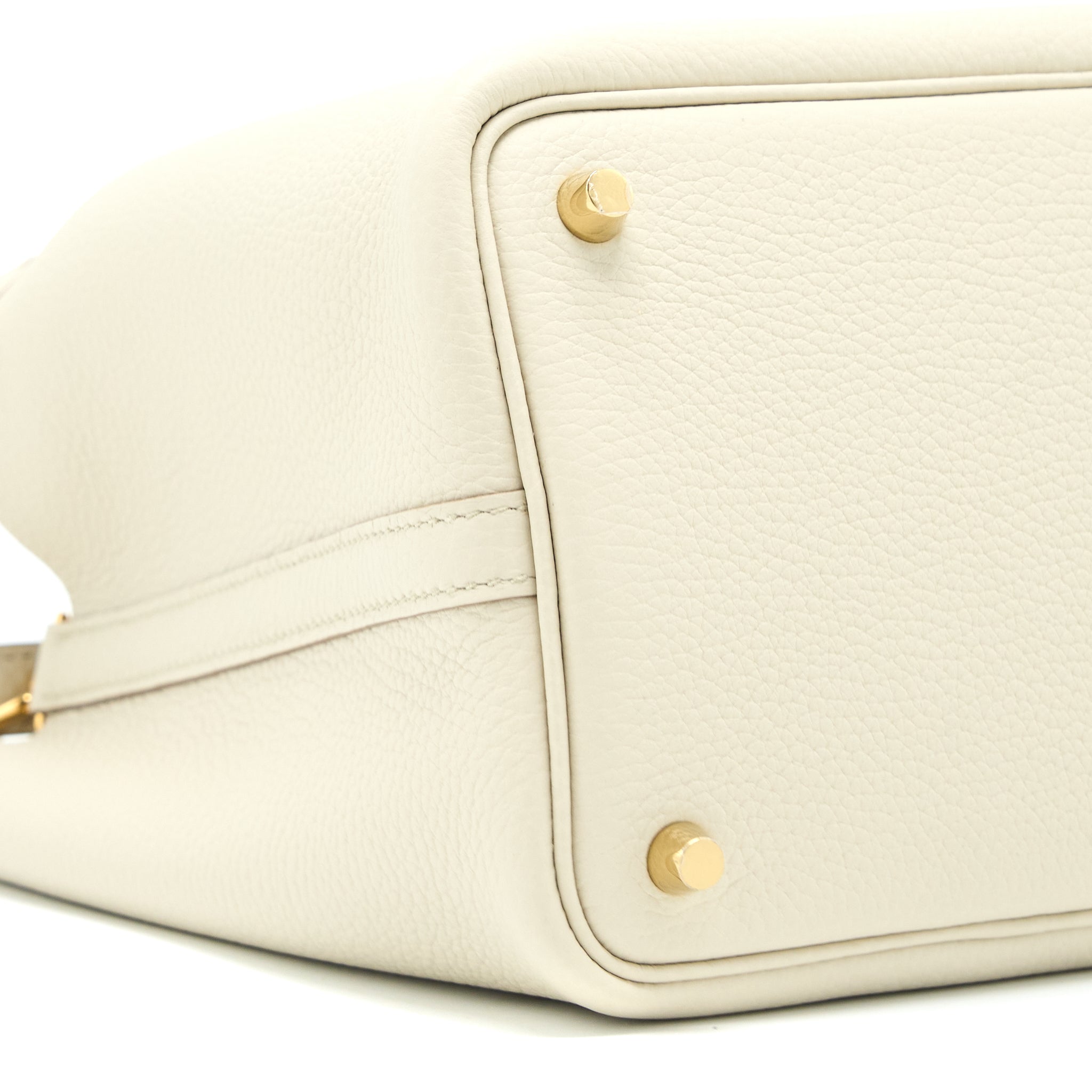 Lorenzia Picotin 18 Lock Bag Clemence Leather Benton Gold-Tone Hardware