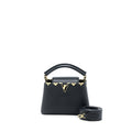 Capucines Mini Taurillon Leather Handbag Gold Hardware