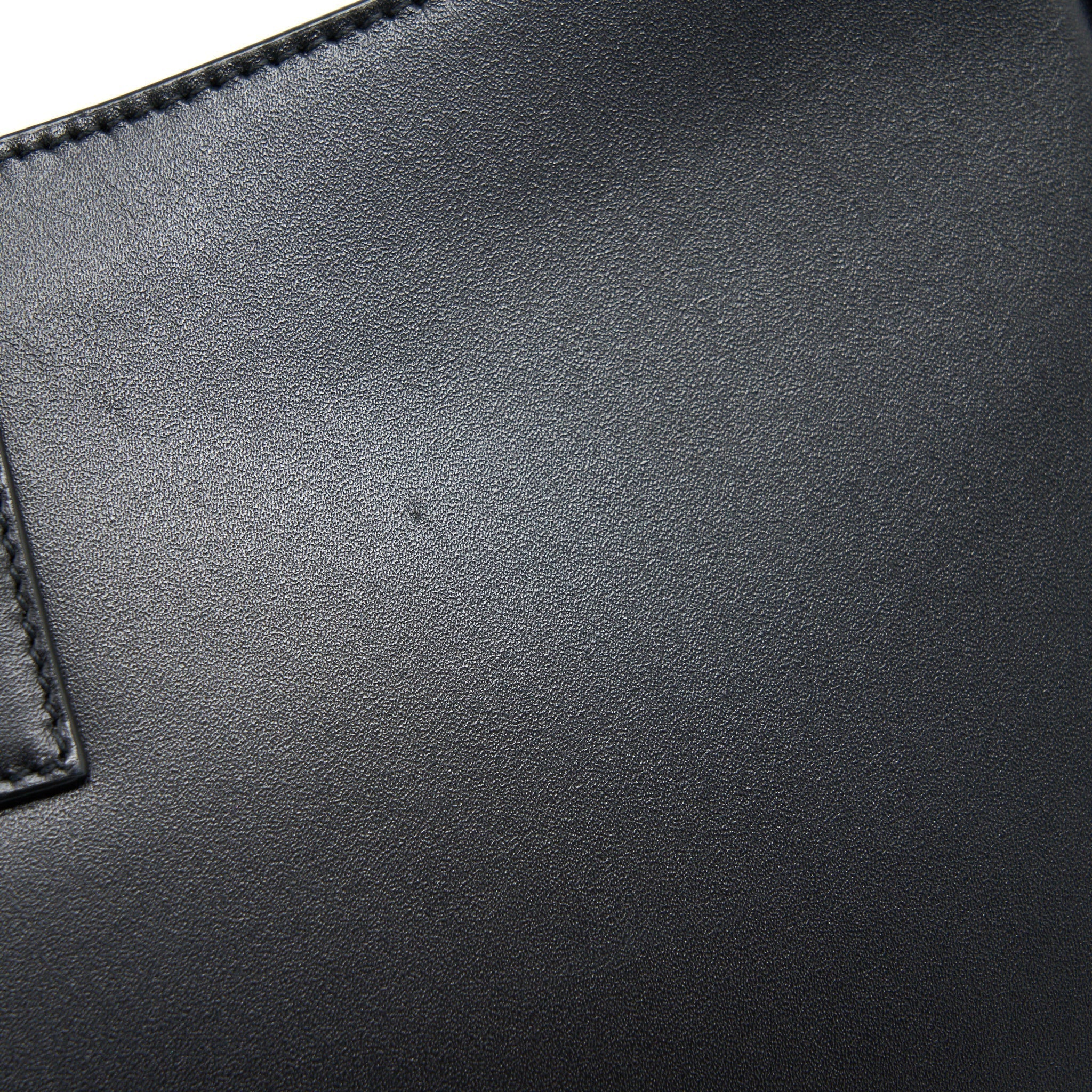 Le 5 A 7 Hobo Bag Calfskin Leather Black Gold-Tone Hardware