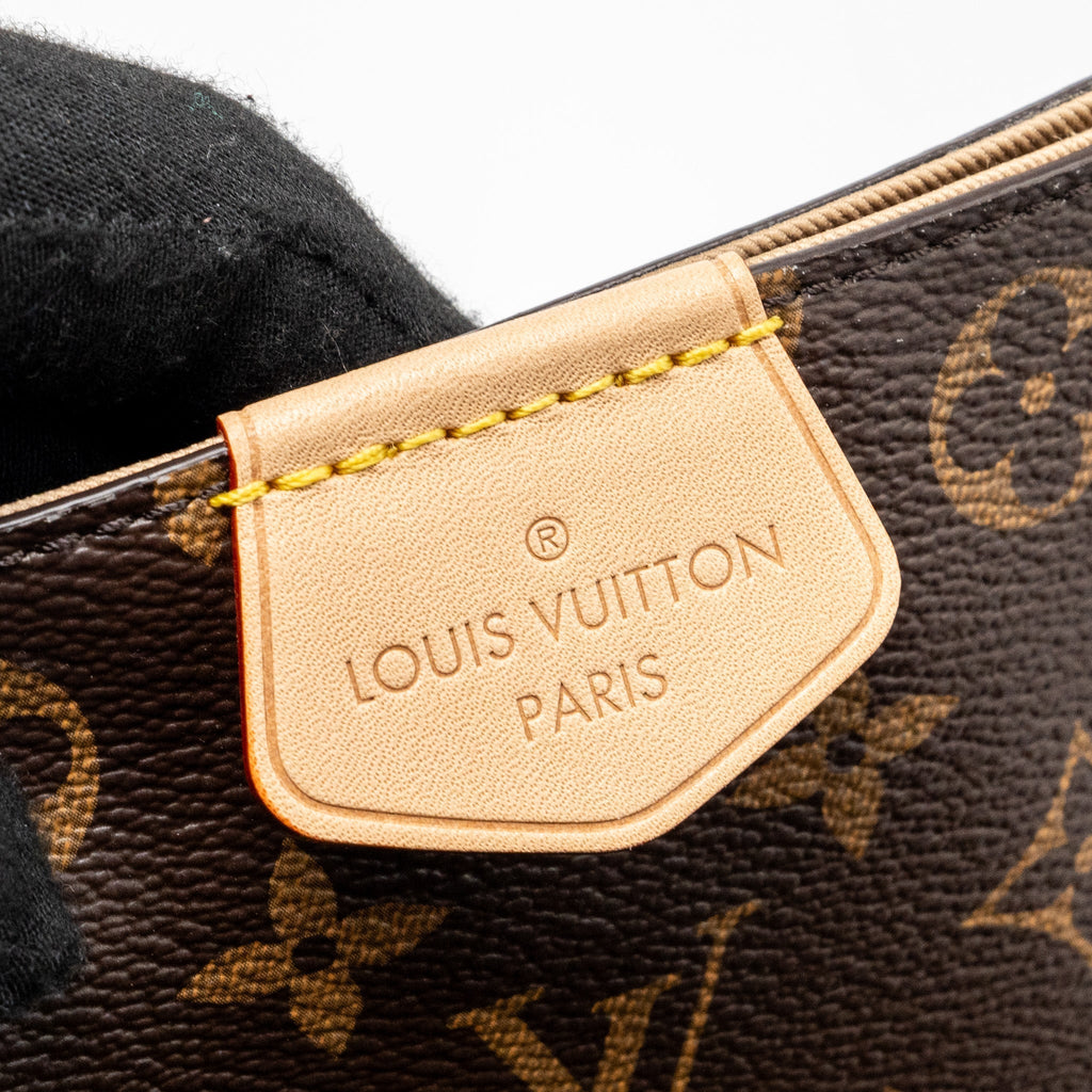 Graceful PM Monogram Canvas Handbag Gold-Tone Hardware