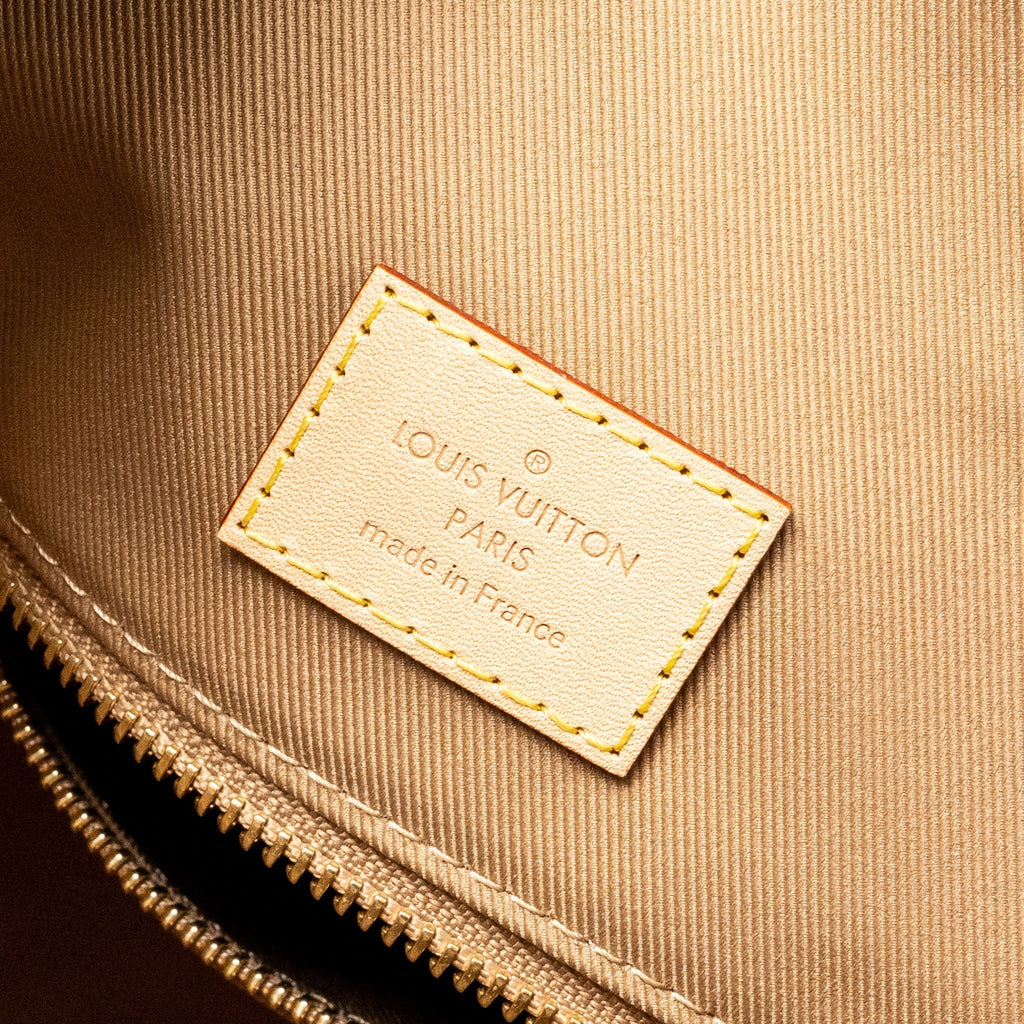 Graceful PM Monogram Canvas Handbag Gold-Tone Hardware