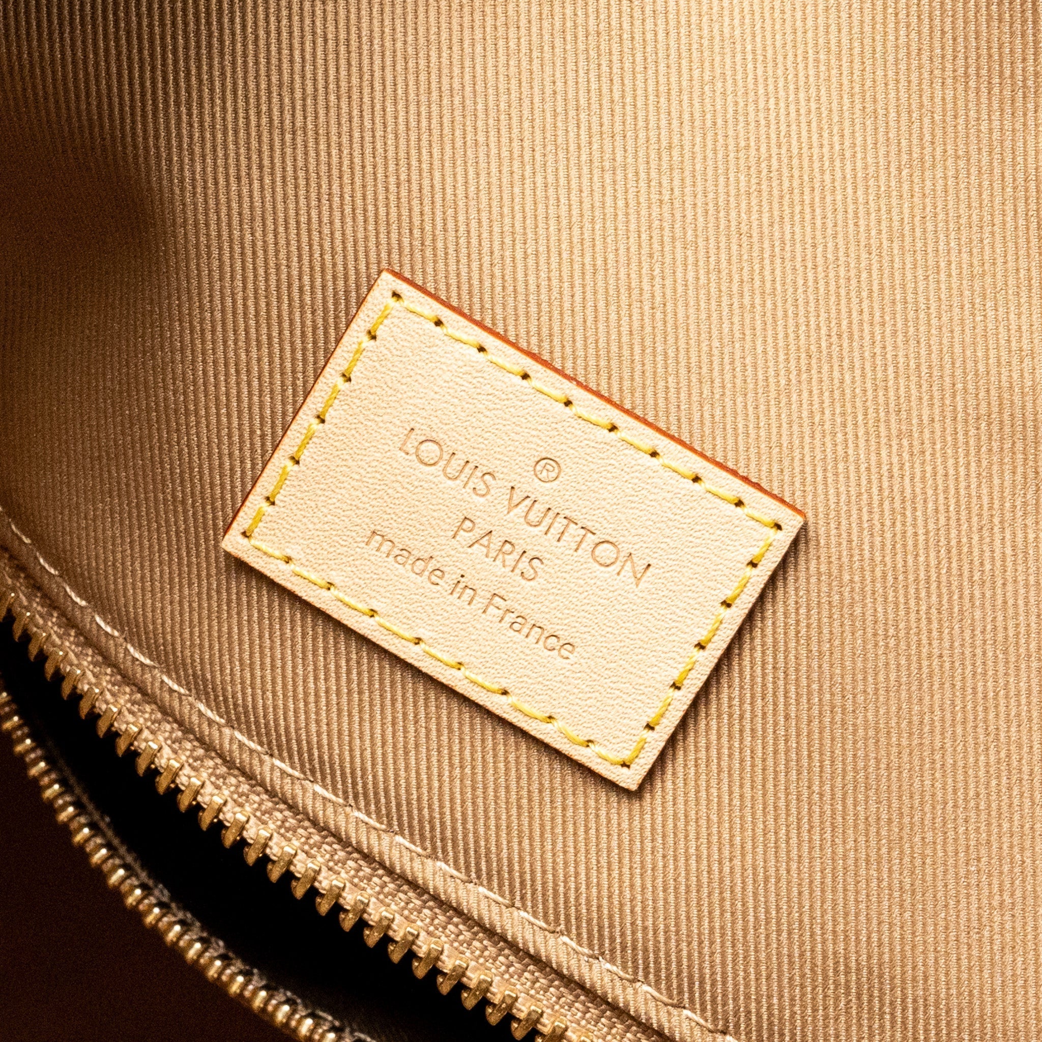 Graceful PM Monogram Canvas Handbag Gold-Tone Hardware