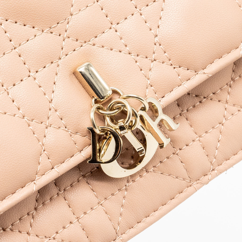 My Dior Mini Bag Lambskin Beige Light Gold-Tone Hardware