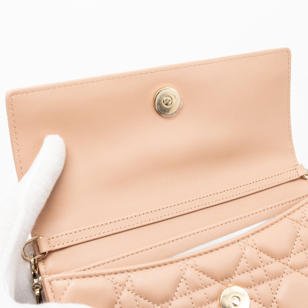 My Dior Mini Bag Lambskin Beige Light Gold-Tone Hardware