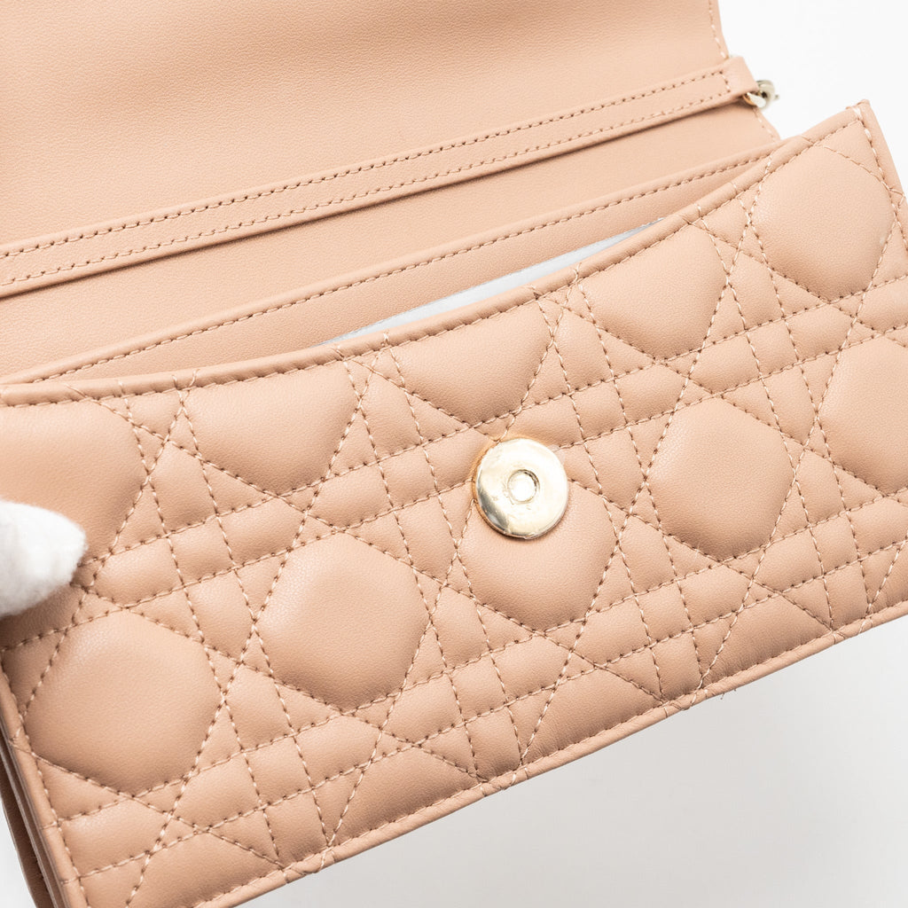 My Dior Mini Bag Lambskin Beige Light Gold-Tone Hardware