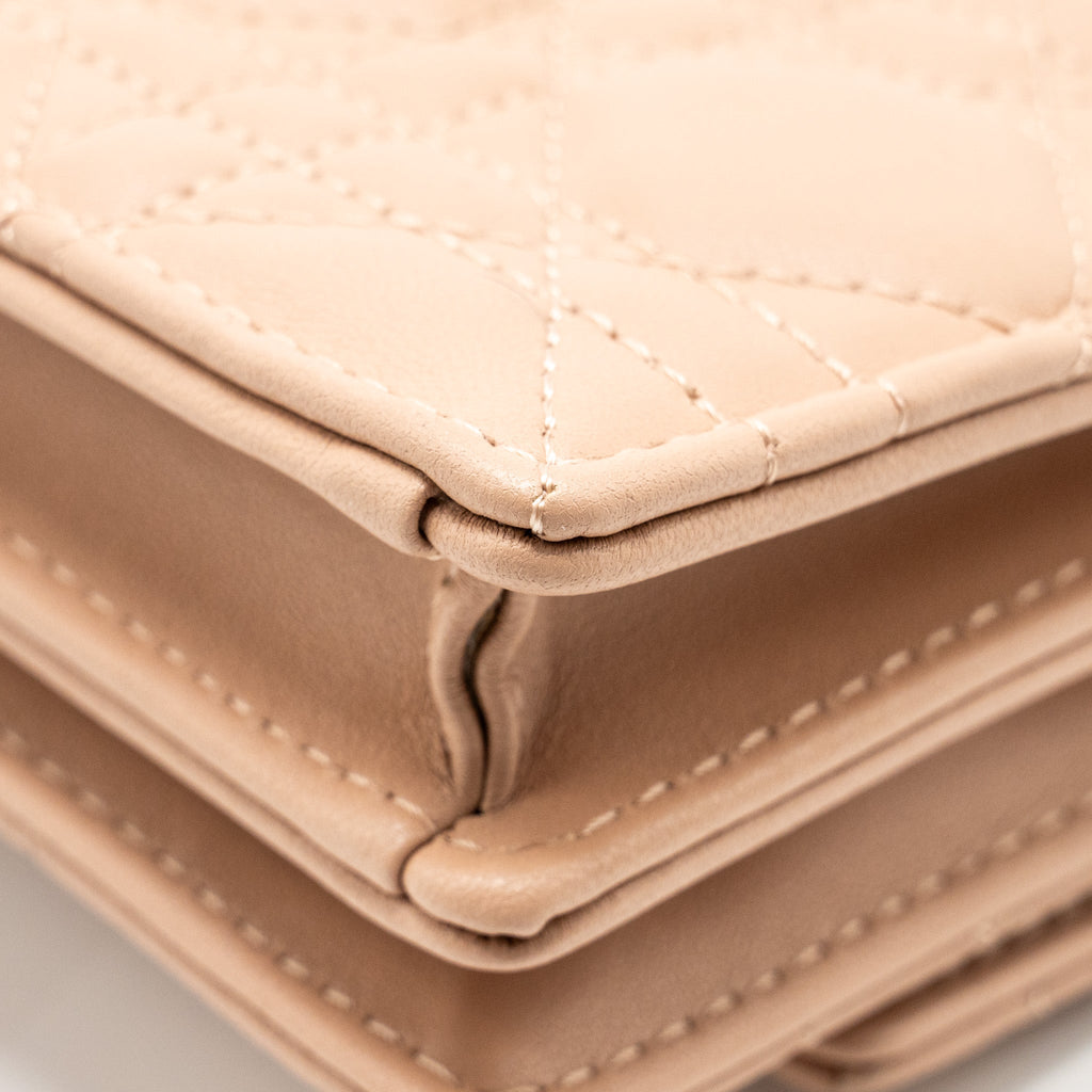 My Dior Mini Bag Lambskin Beige Light Gold-Tone Hardware