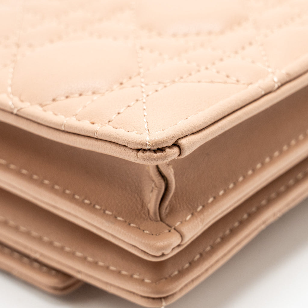 My Dior Mini Bag Lambskin Beige Light Gold-Tone Hardware