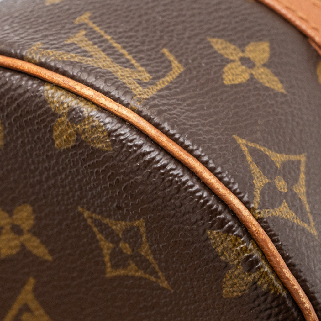 Vintage Papillon Handbag Monogram Canvas Gold Tone Hardware