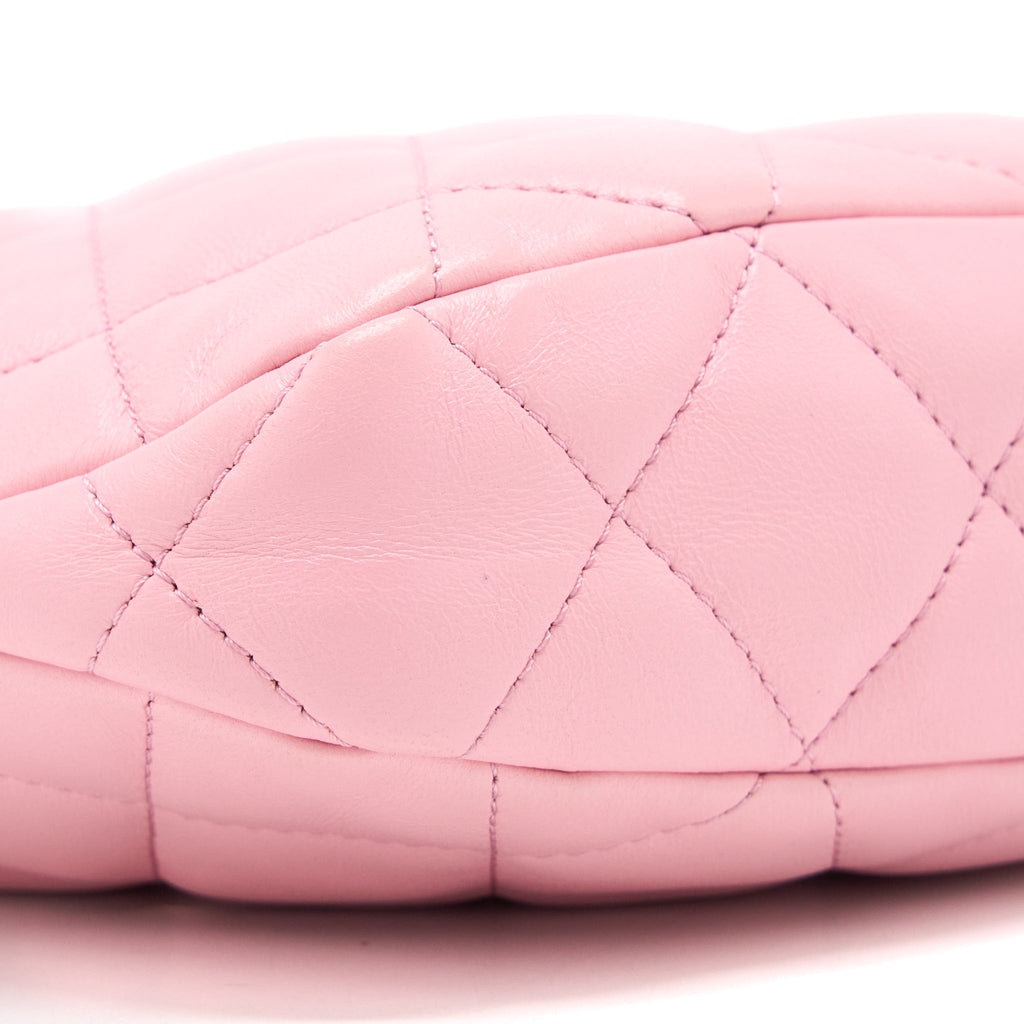 Cassiela Chanel Hobo Bag Lambskin Pink GHW