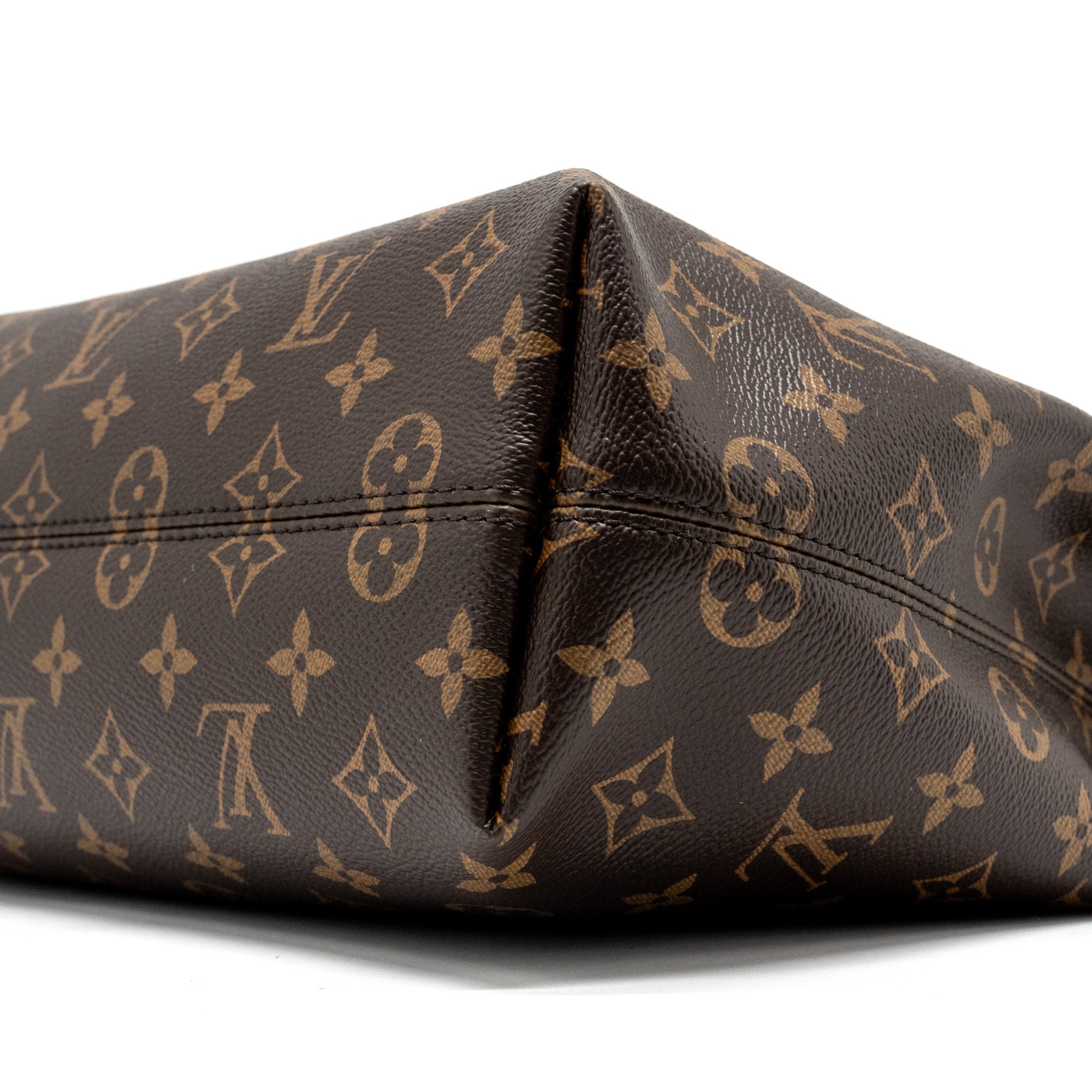 Graceful PM Monogram Canvas Handbag Gold-Tone Hardware