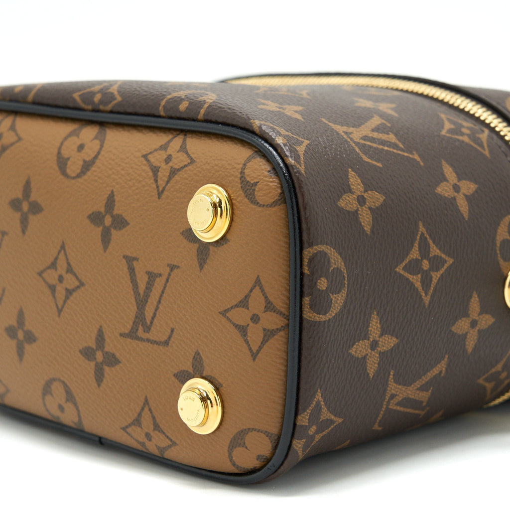 Vanity PM Monogram Canvas Shoulder Bag Gold Tone Hardware