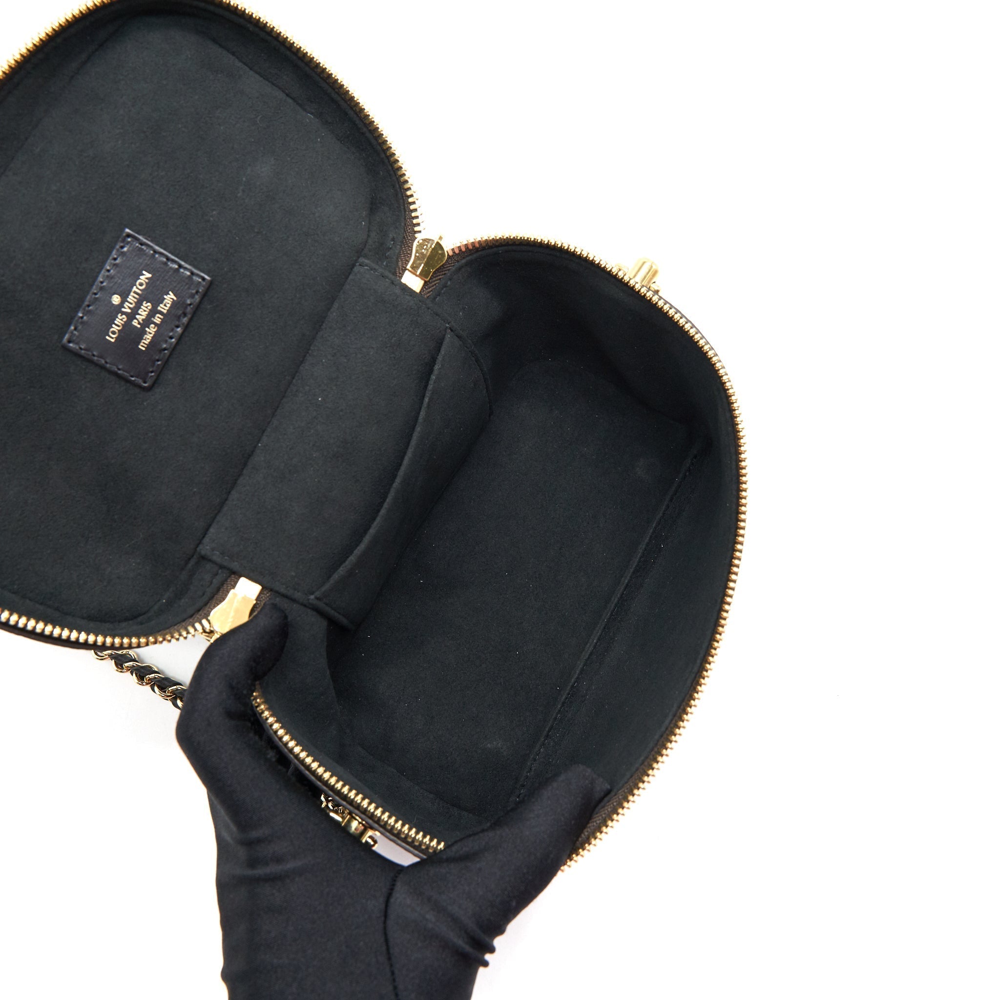 Vanity PM Monogram Canvas Shoulder Bag Gold Tone Hardware